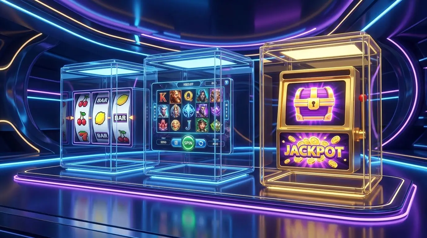 Různé typy slotů: klasický, video slot a jackpot